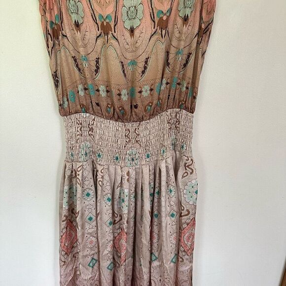 Boston Proper Women’s Intricate Medallion Sleeveless Maxi Dress - Picture 6 of 10